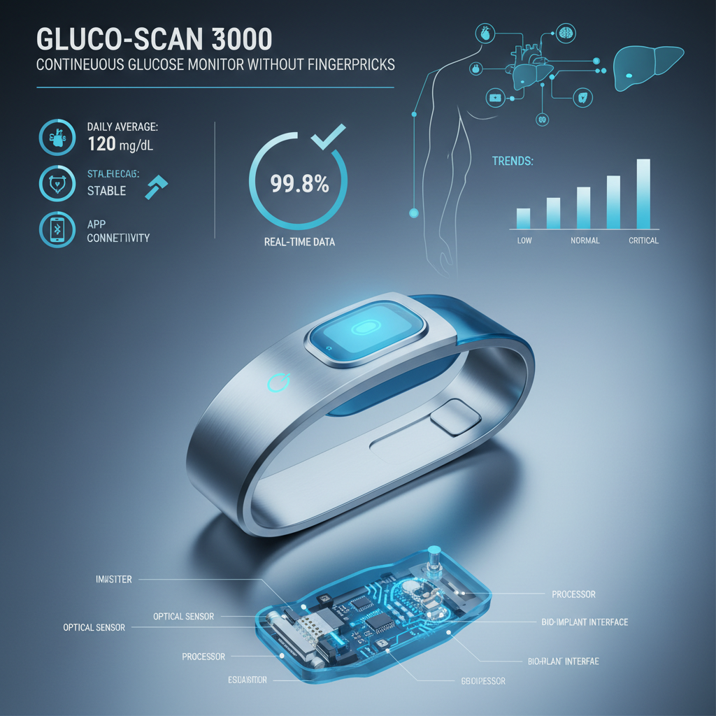 blood glucose monitor without finger tips Products