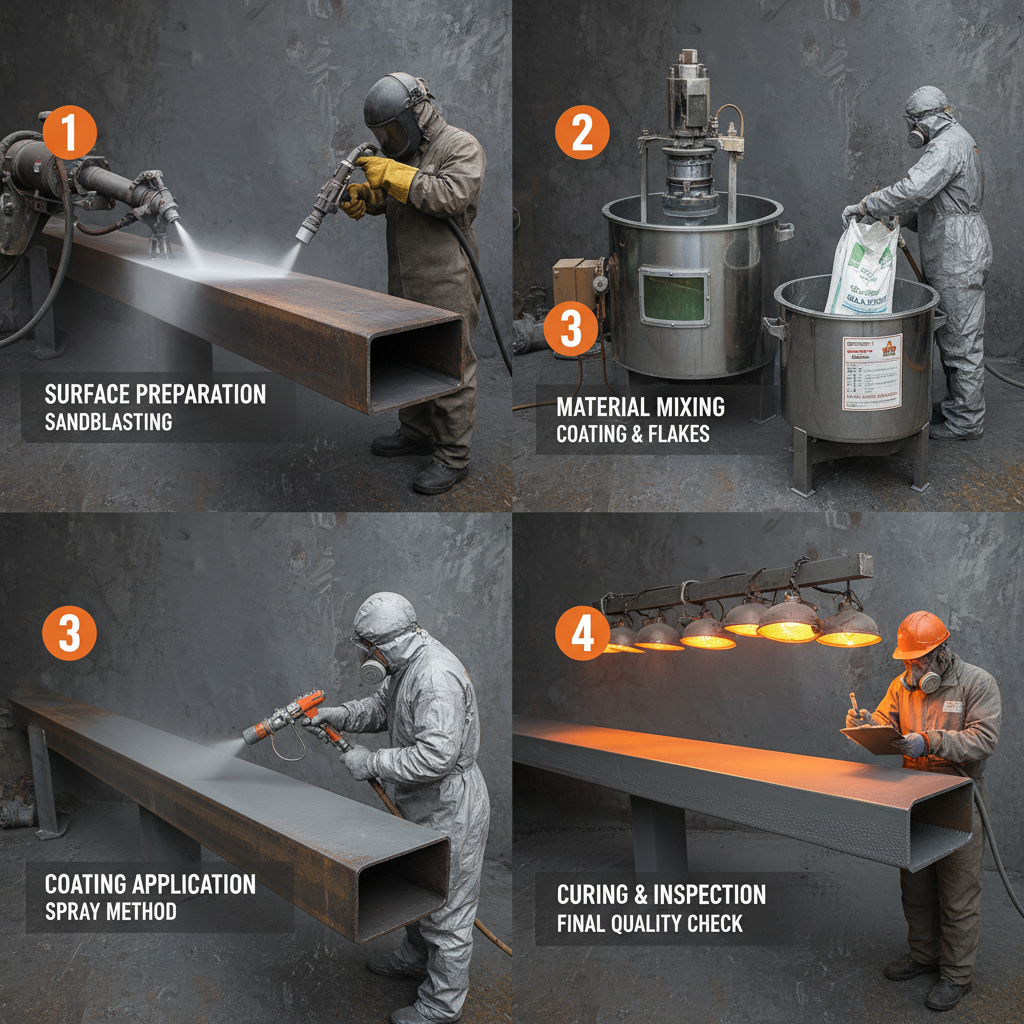 China non-metallic Glass Flake Anti-corrosion Coating