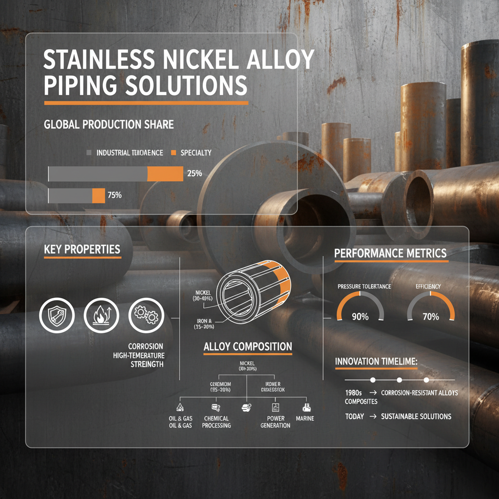 stainless nickel alloy piping products
