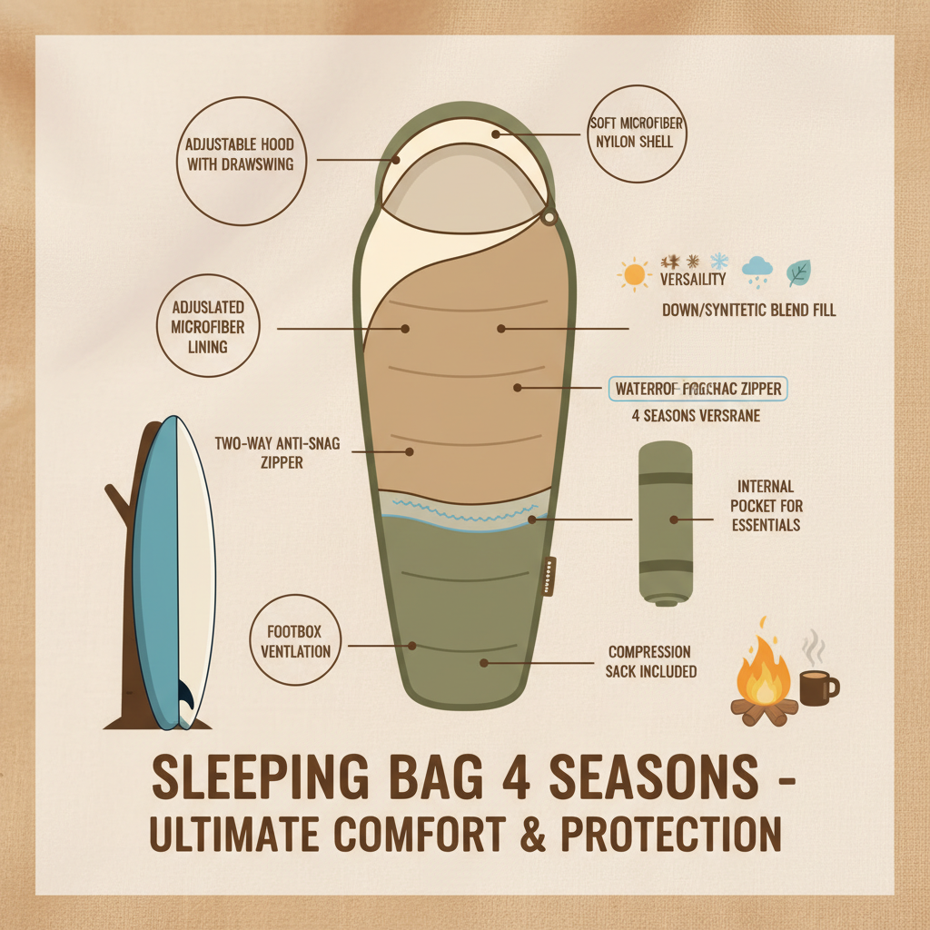 Comprehensive Guide to Choosing a 4 Seasons Sleeping Bag for Outdoor Adventures