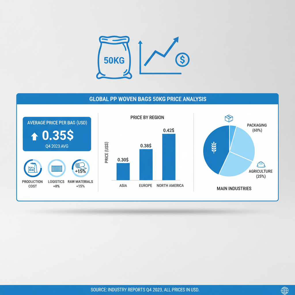 pp woven bags 50kg price