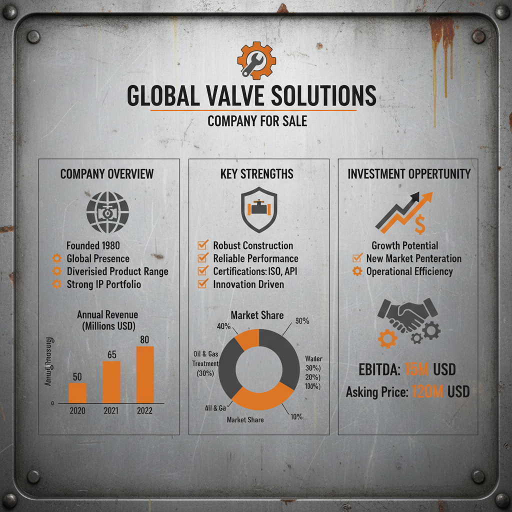 Acquiring a Valve Company for Sale Navigating Opportunities and Key Considerations