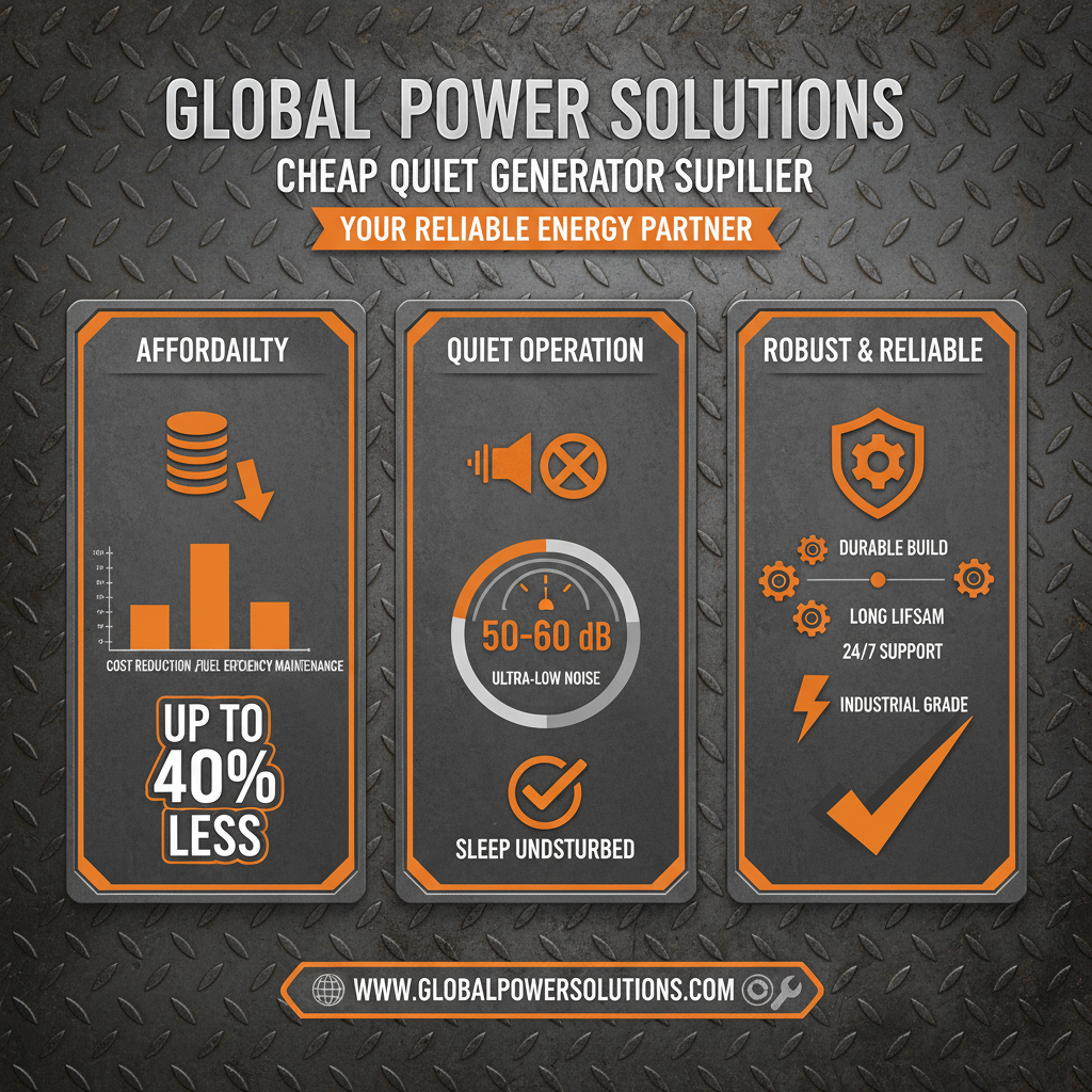cheap quiet generator Supplier