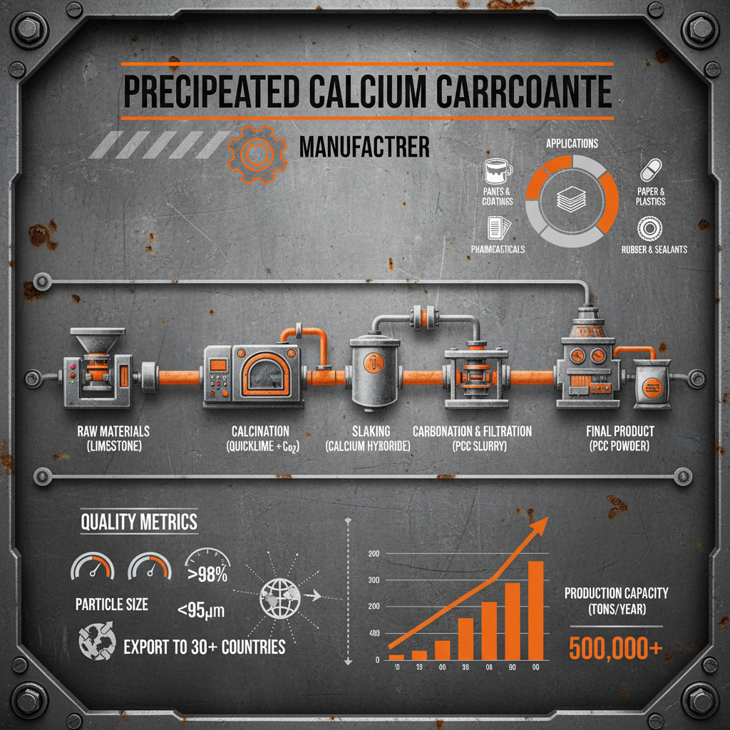 Selecting a Reliable manufacturer of precipitated calcium carbonate for Optimal Results