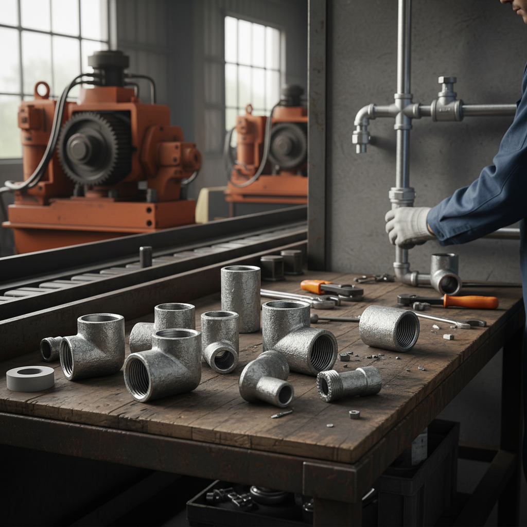 1 1/4 inch galvanized pipe fittings