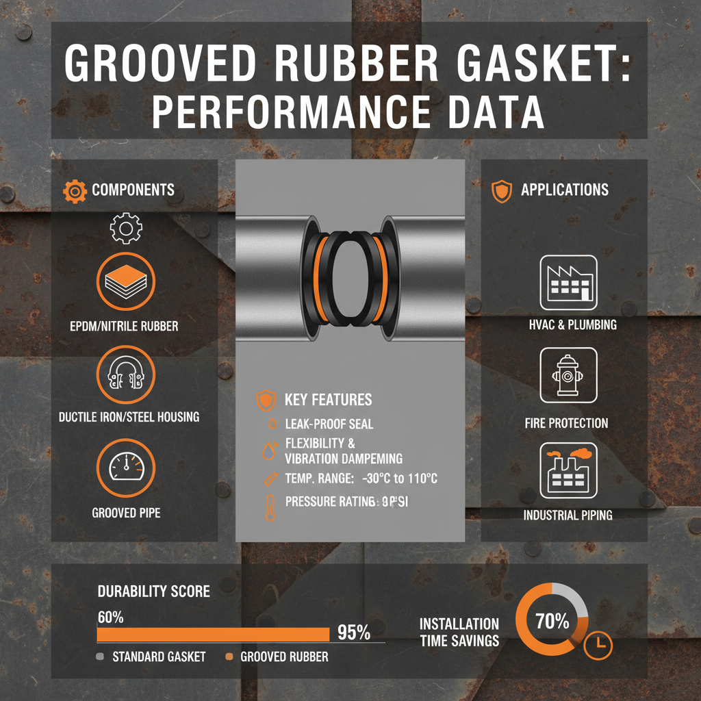 grooved rubber gasket