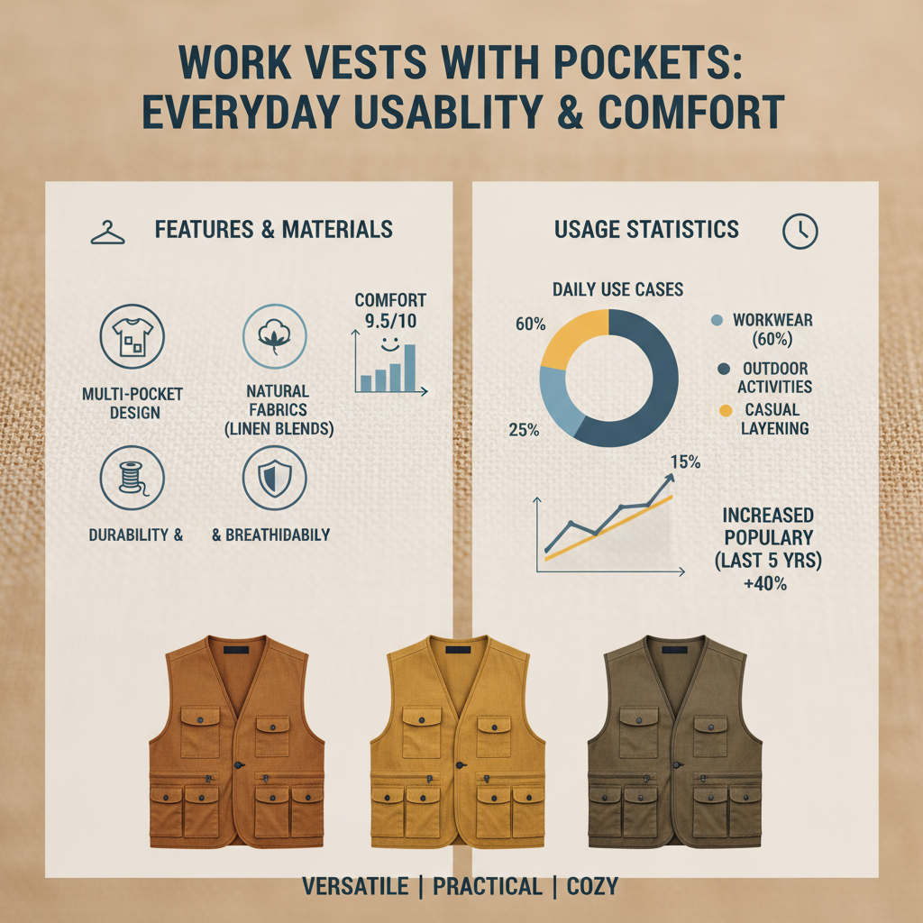 Essential Work Vests with Pockets for Safety and Productivity