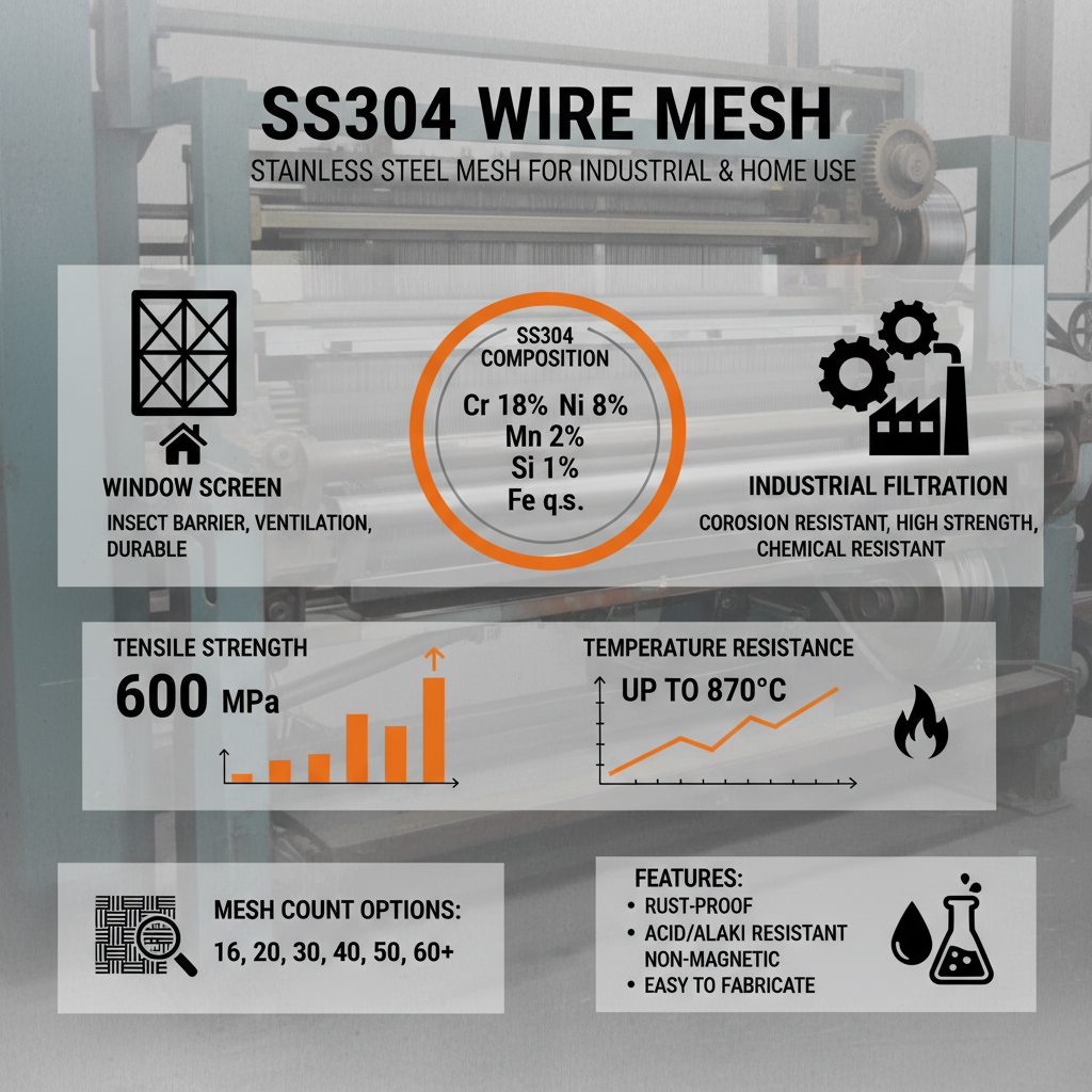 Comprehensive Guide to SS304 Wire Mesh Properties Applications and Suppliers