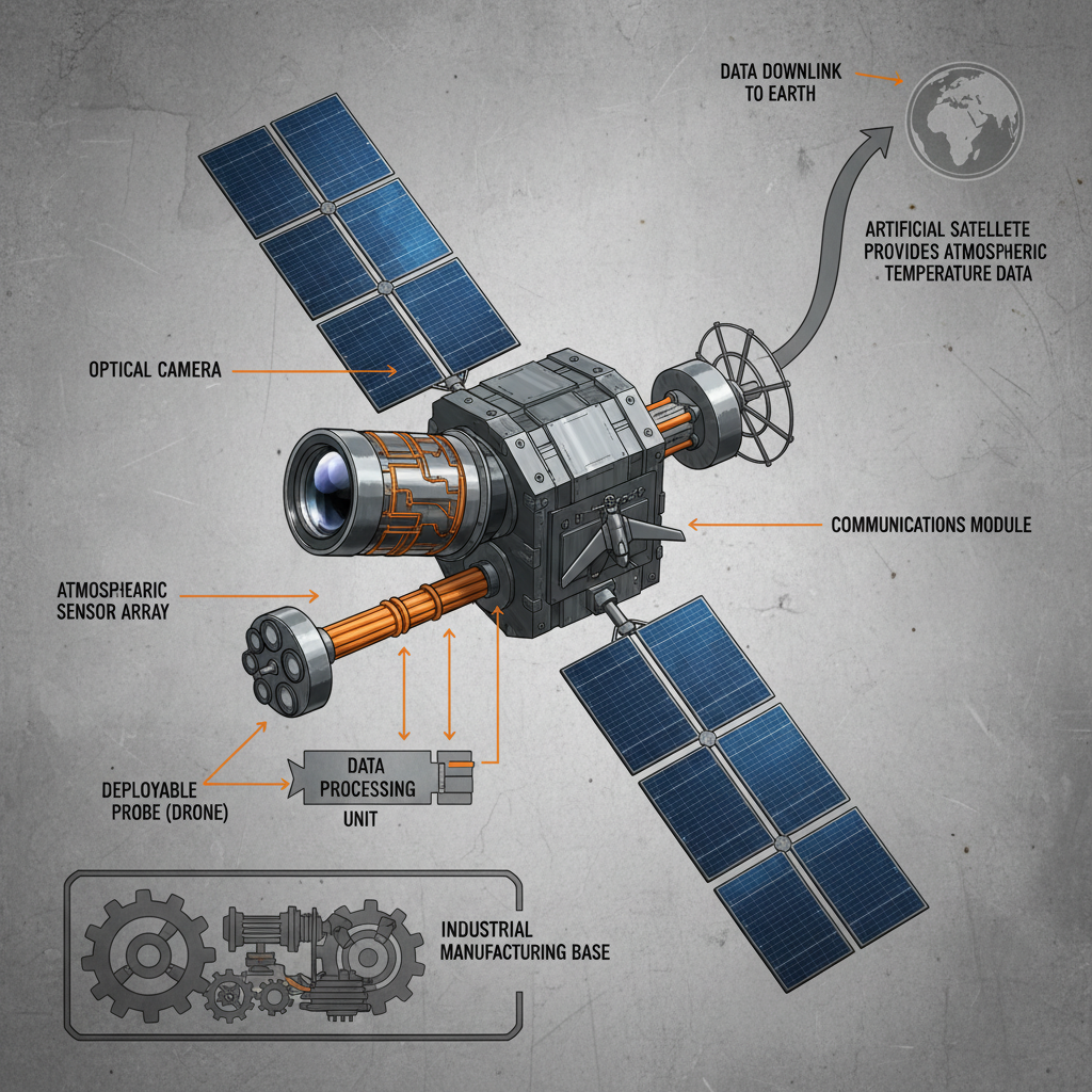 How Artificial Satellites Provide Data on Atmospheric Temperature and Climate Monitoring