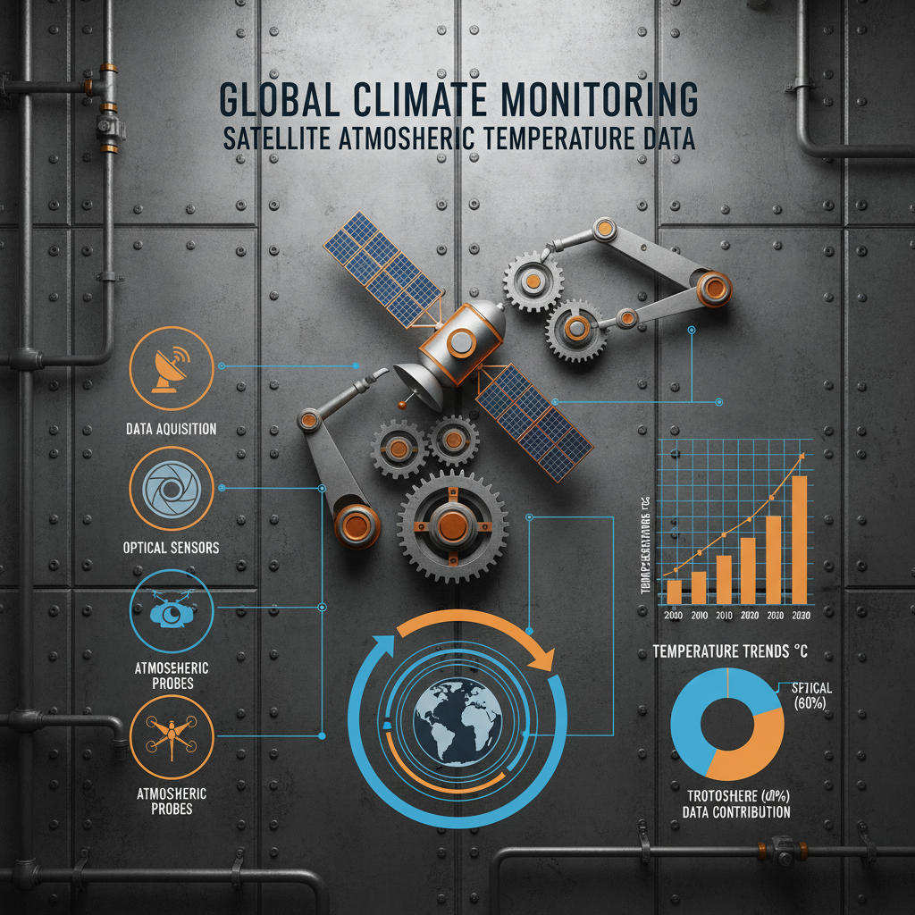 How Artificial Satellites Provide Data on Atmospheric Temperature and Climate Monitoring