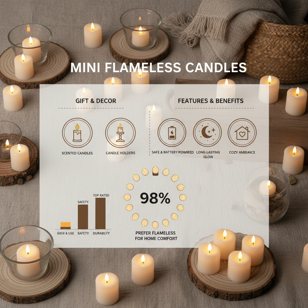 Enhance Your Home Ambiance with Ouniscandle Mini Flameless Candles