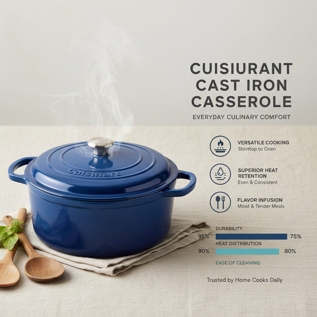 Cuisinart Cast Iron Casserole A Comprehensive Guide to Features and Benefits