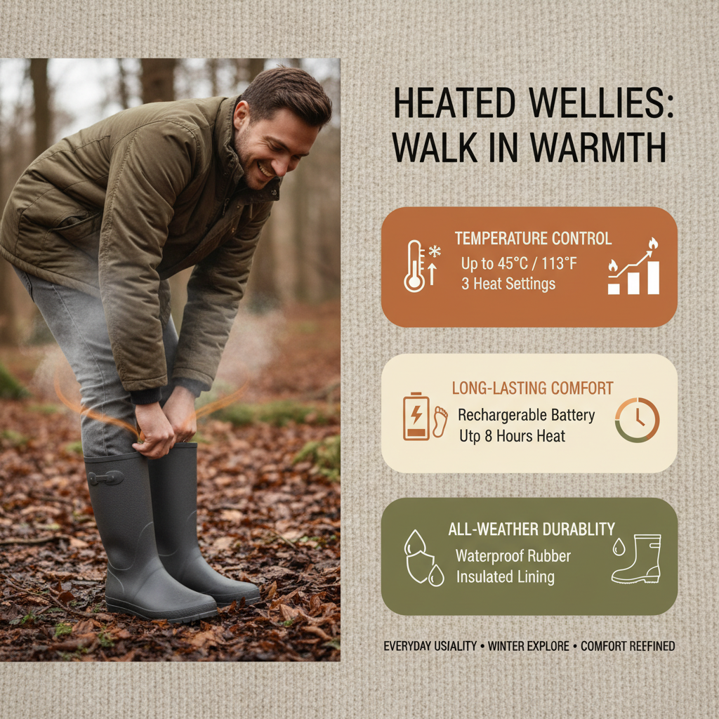 Stay Warm and Dry with Innovative Heated Wellies for Outdoor Adventures