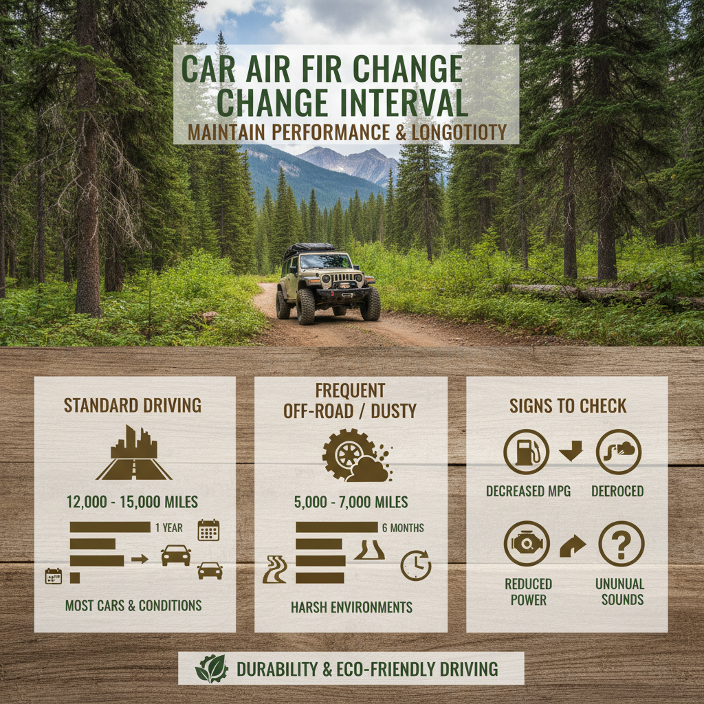 How Often Should a Car Air Filter Be Changed for Optimal Performance
