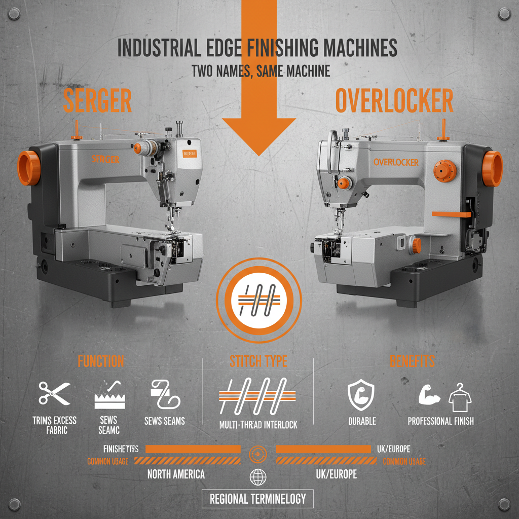 Understanding the Differences Between a Serger and an Overlocker Machines