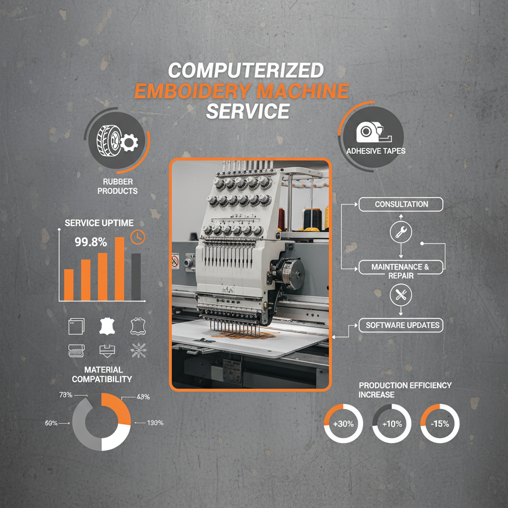 Expert Computerized Embroidery Machine Service For Optimal Performance