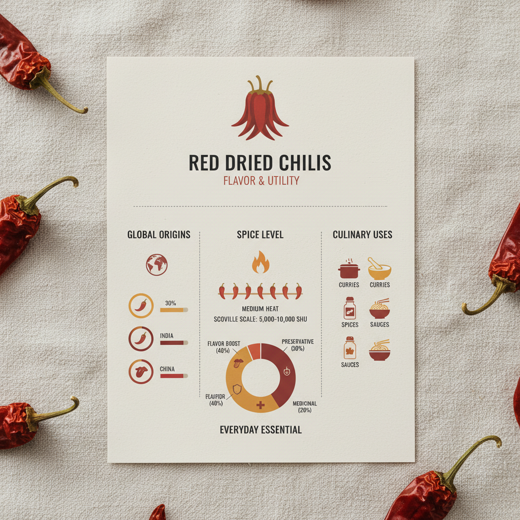 Exploring the Vibrant World of Red Dried Chilis and Their Culinary Uses