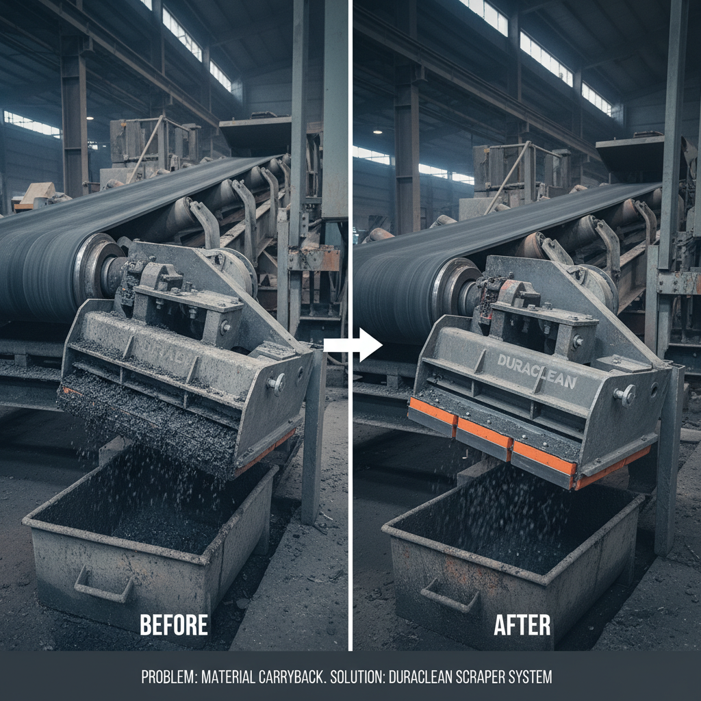 Optimizing Conveyor Systems with the Right Conveyor Belt Cleaner Scraper