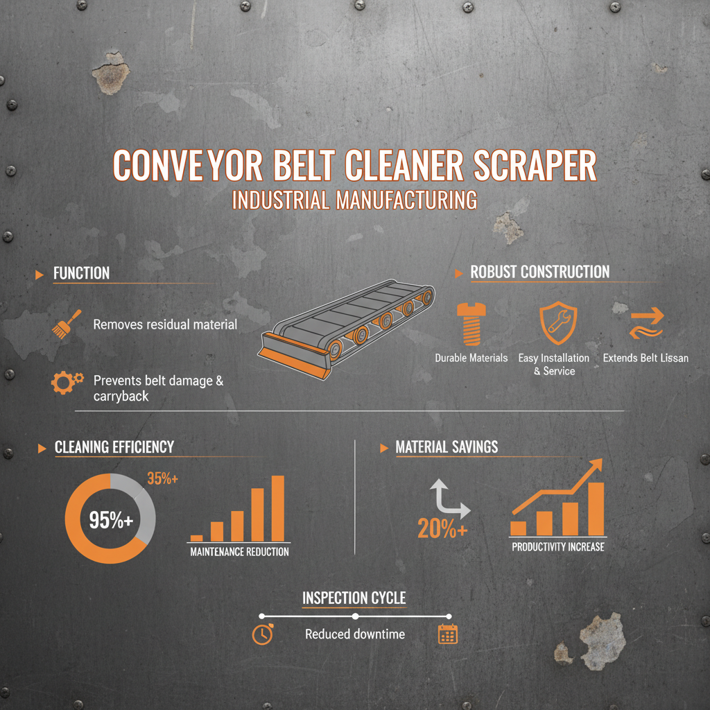 Optimizing Conveyor Systems with the Right Conveyor Belt Cleaner Scraper