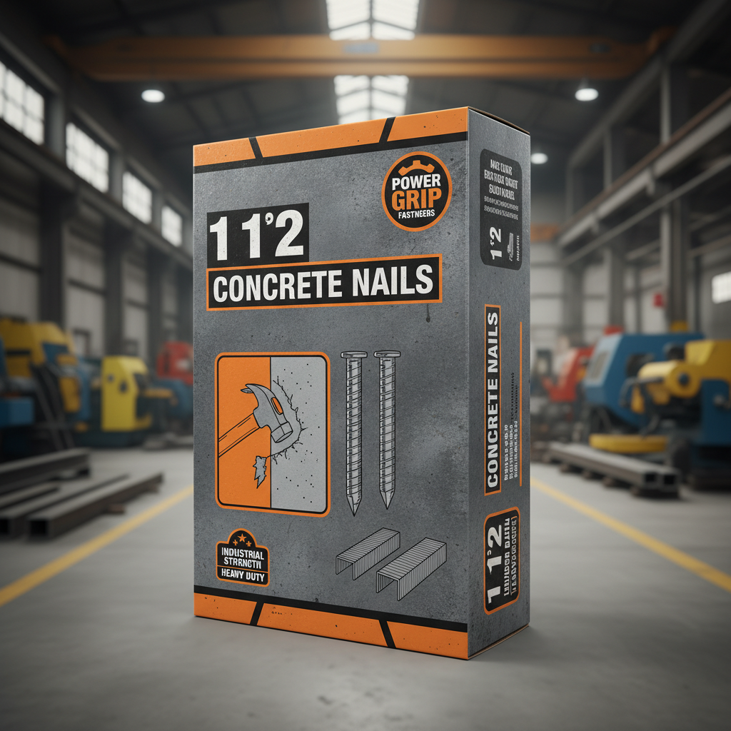 Understanding the Application of 1 1 2 Concrete Nails for Secure Fastening