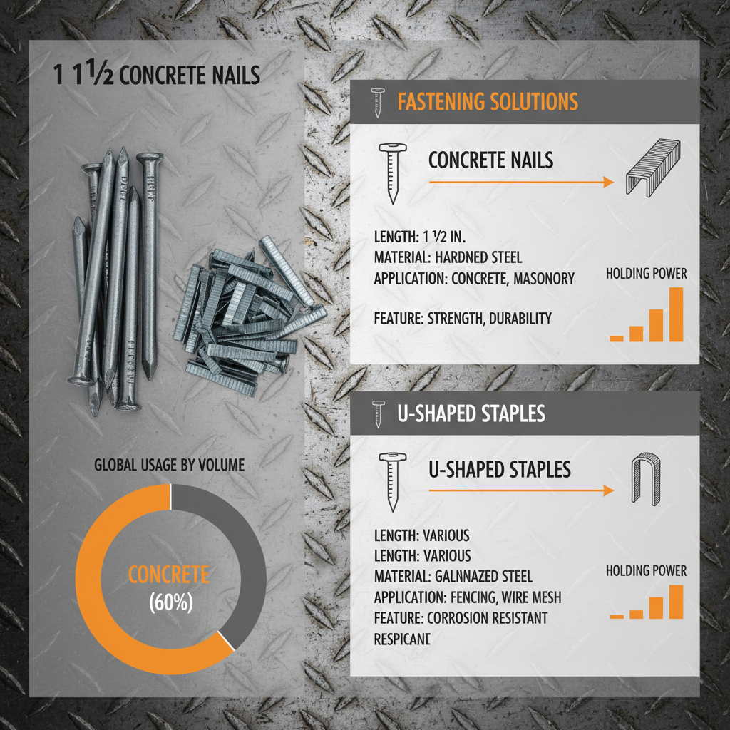Understanding the Application of 1 1 2 Concrete Nails for Secure Fastening