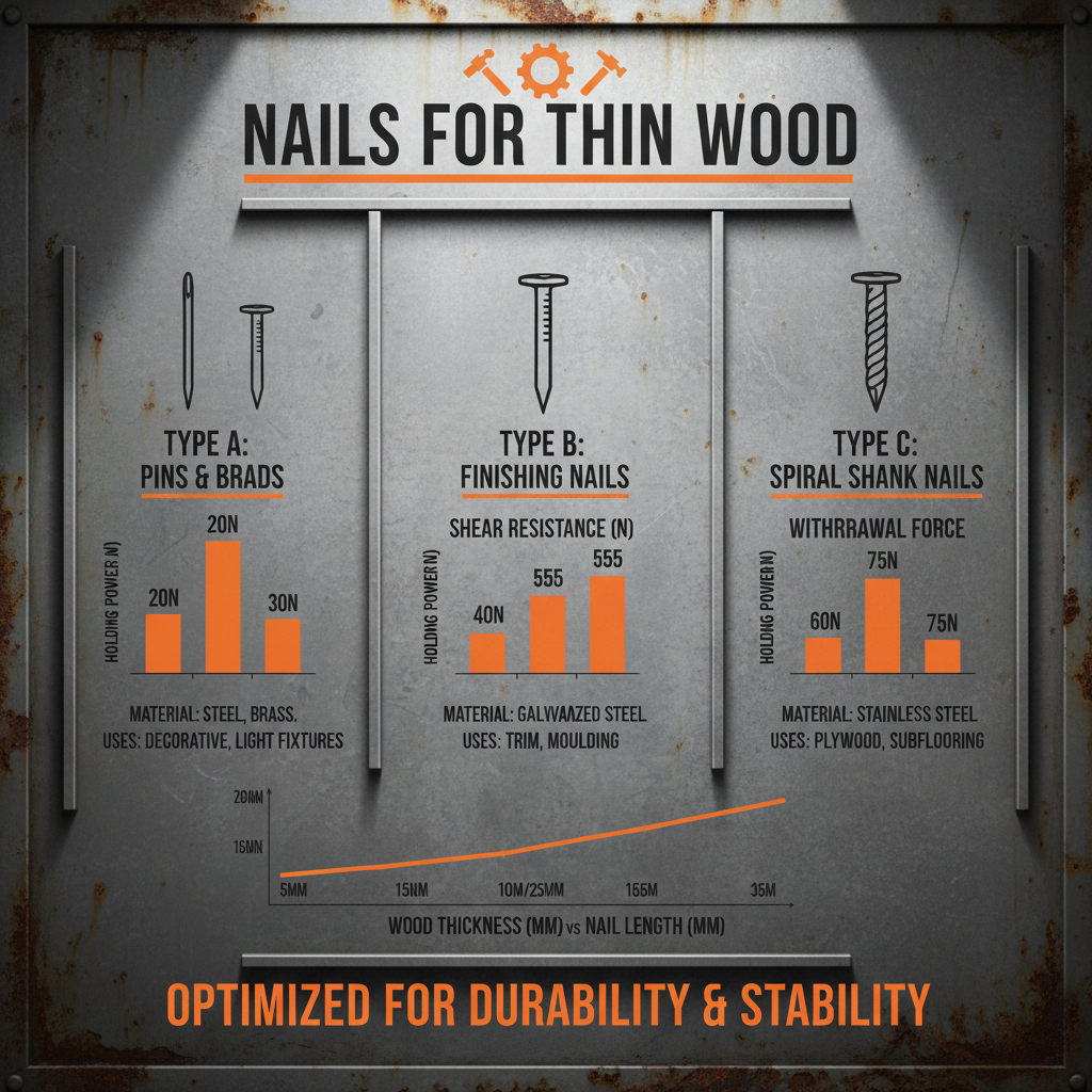 Expert Guide to Selecting the Best Nails for Thin Wood Projects