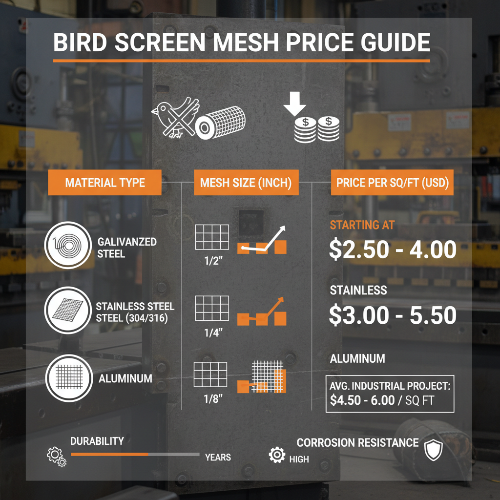 Comprehensive Guide to Bird Screen Mesh Price Factors and Selection