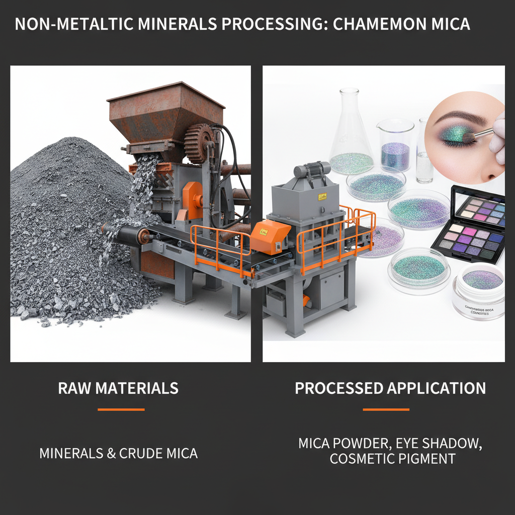 Exploring the Shifting Colors of Chameleon Mica Flakes and Their Applications