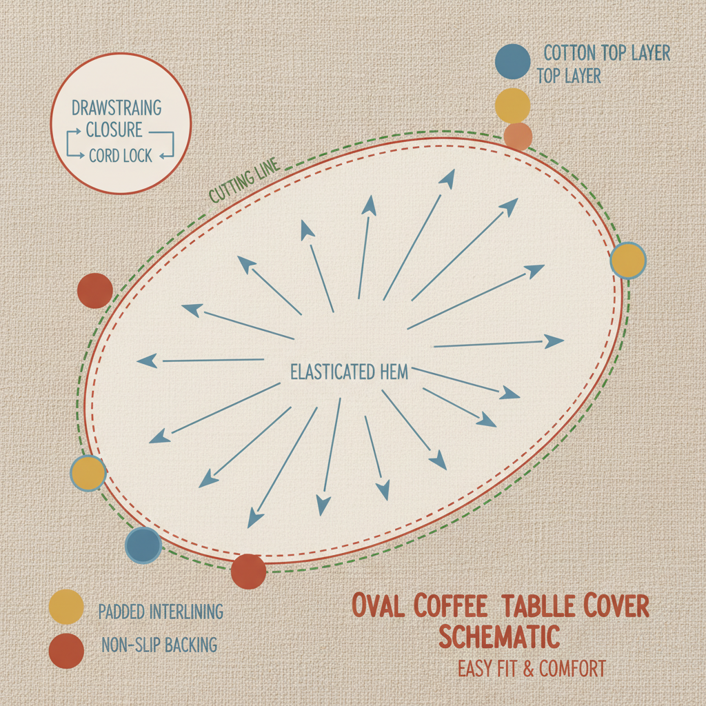 Find the Perfect Oval Coffee Table Cover to Enhance Your Living Space