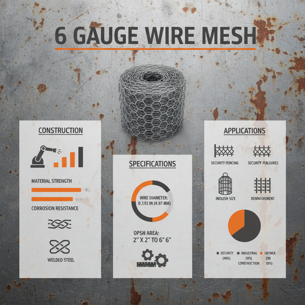 Comprehensive Guide to 6 Gauge Wire Mesh Applications and Benefits