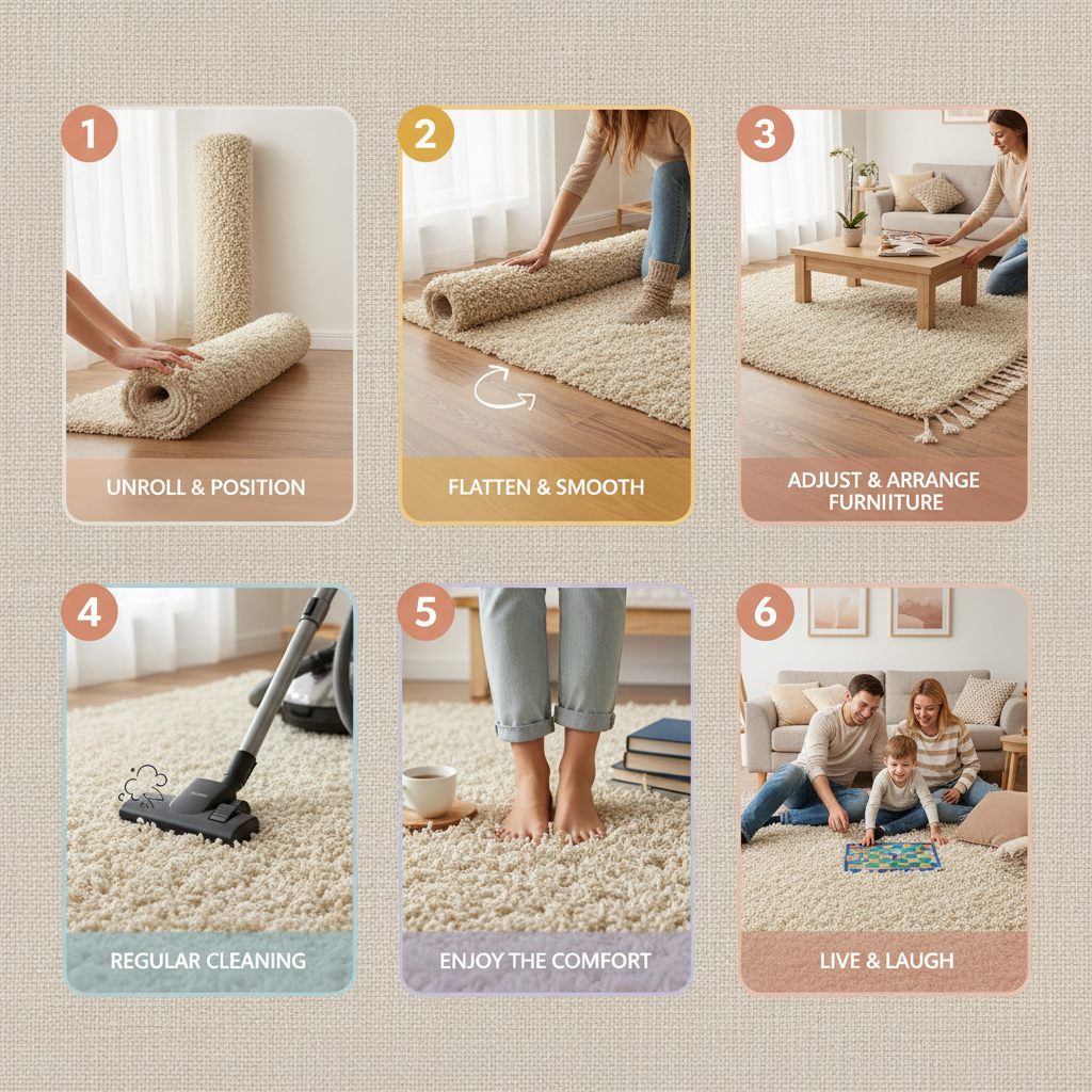 Choosing the Perfect Shag Carpet Rug for a Cozy Home Interior