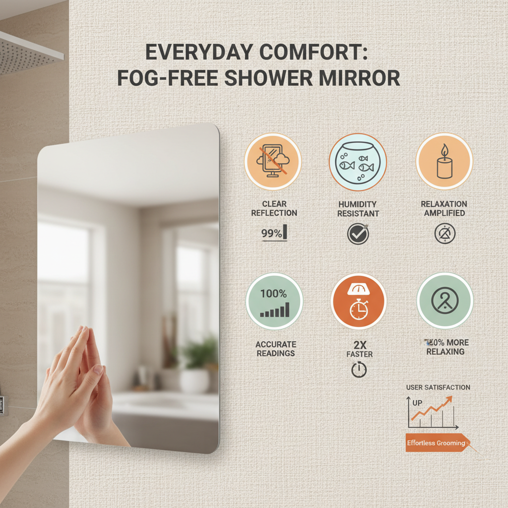 Choosing the Best Large Shower Mirror Fog Free for a Clearer View