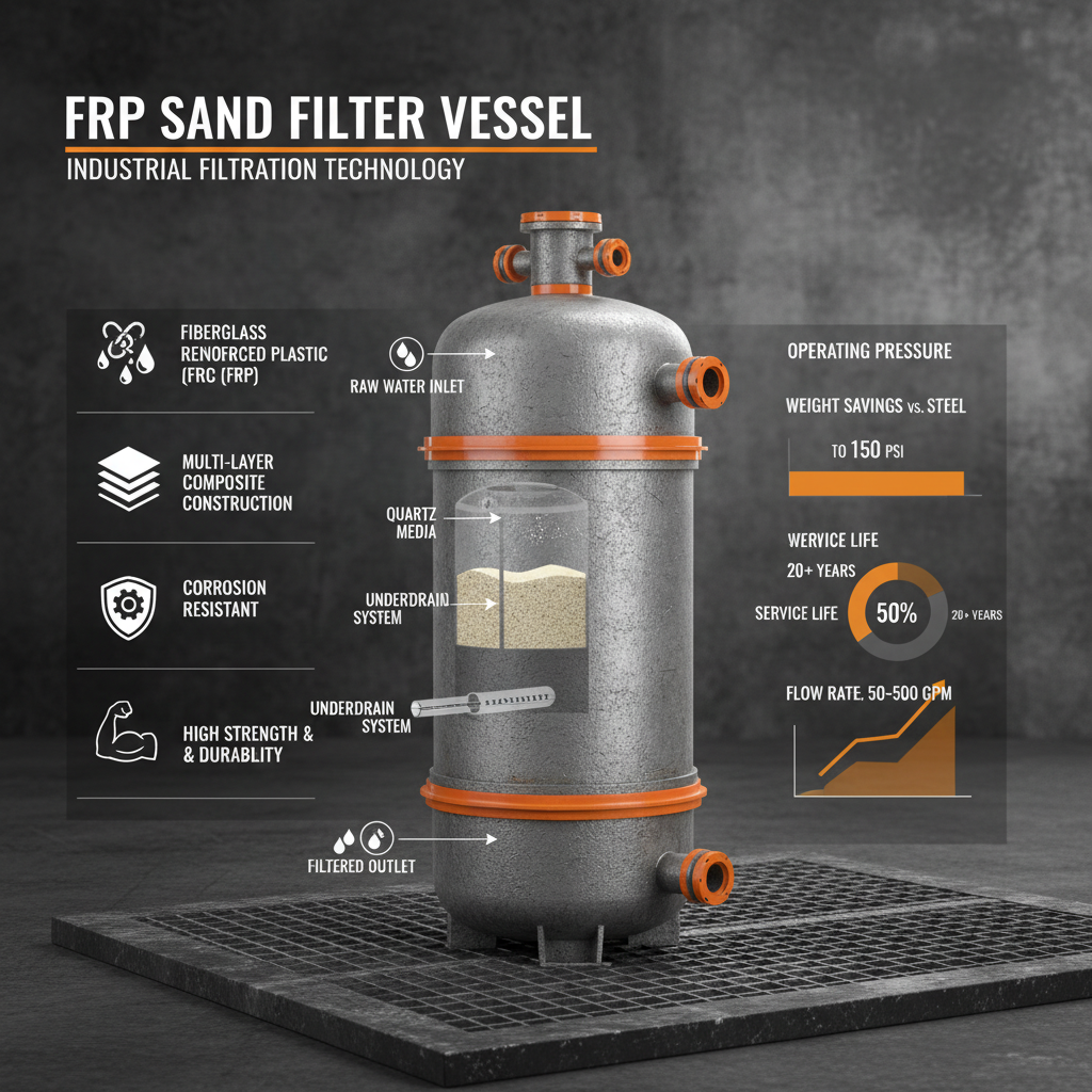 Optimizing Water Filtration with Durable FRP Sand Filter Vessels