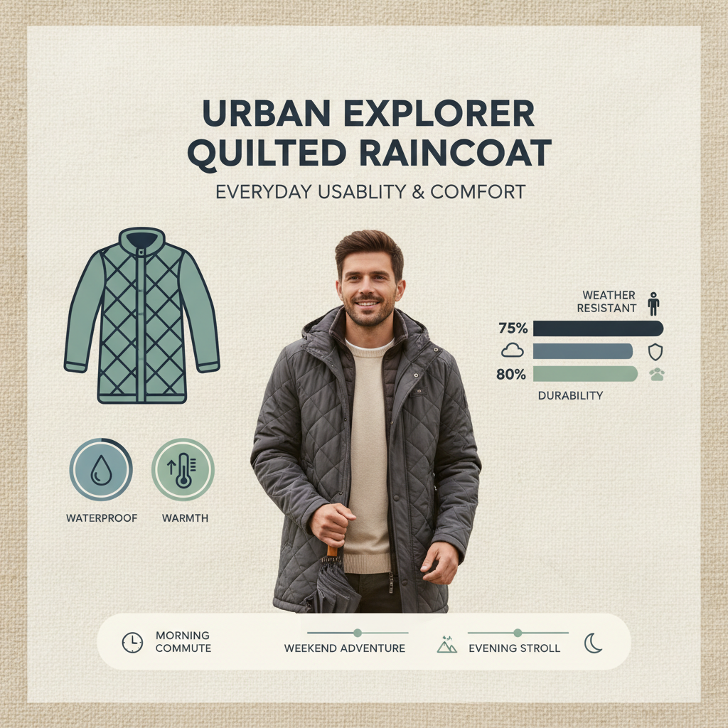Mens Quilted Raincoat A Comprehensive Guide to Style and Weather Protection
