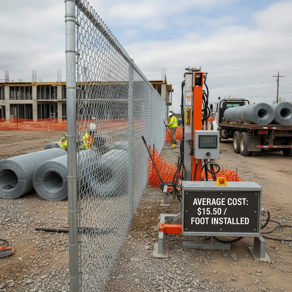 Understanding the Average Cost of Chain Link Fence Per Foot Installed in 2024
