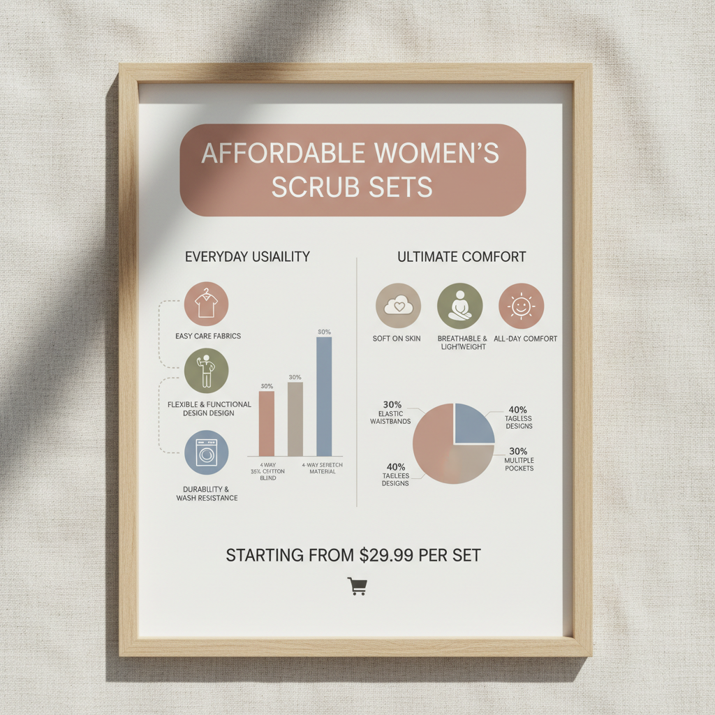 Find Affordable and Comfortable Cheap Womens Scrub Sets for Healthcare Professionals