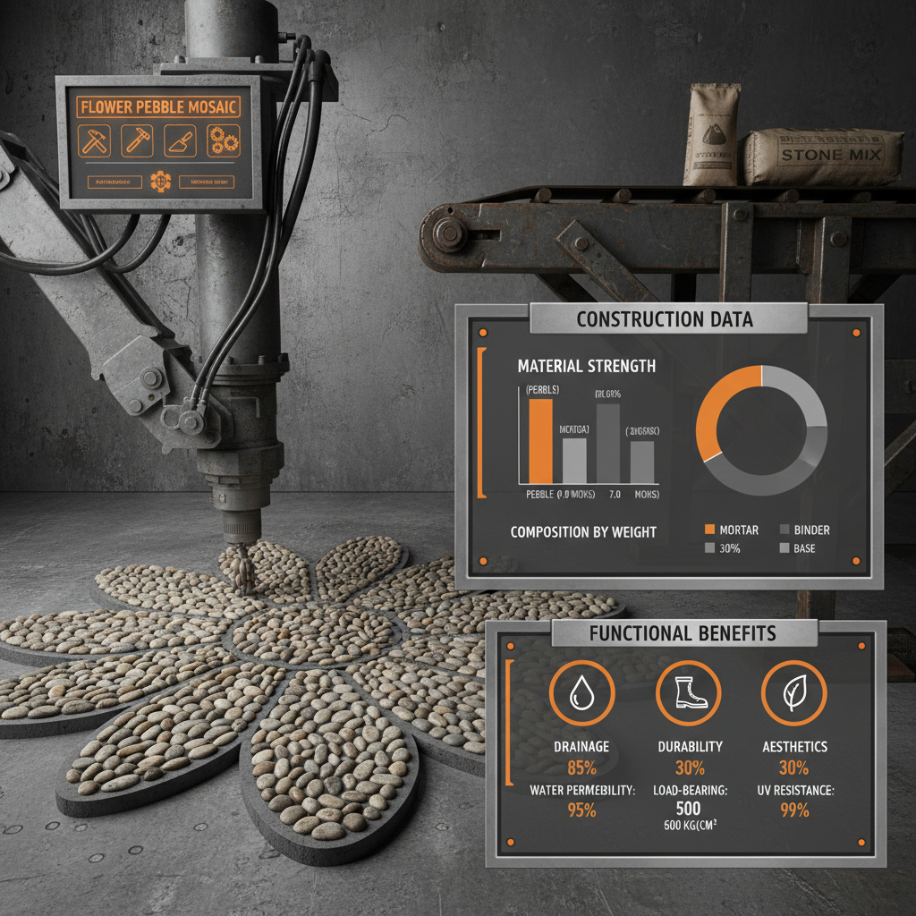 Elevate Your Space with Stunning Flower Pebble Mosaic Designs