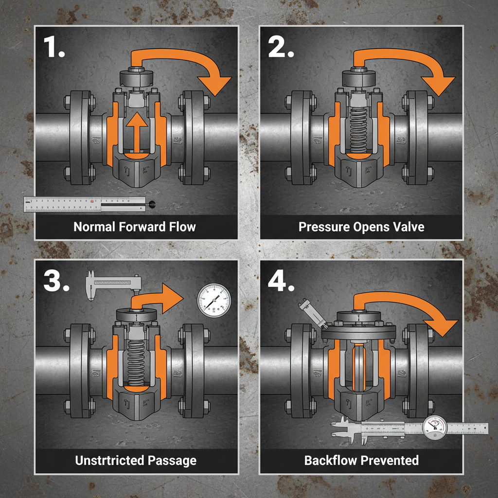 back flow check valve