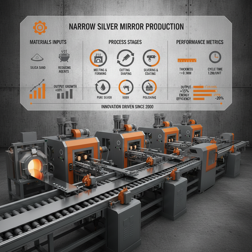 The Elegance and Versatility of a Narrow Silver Mirror Design