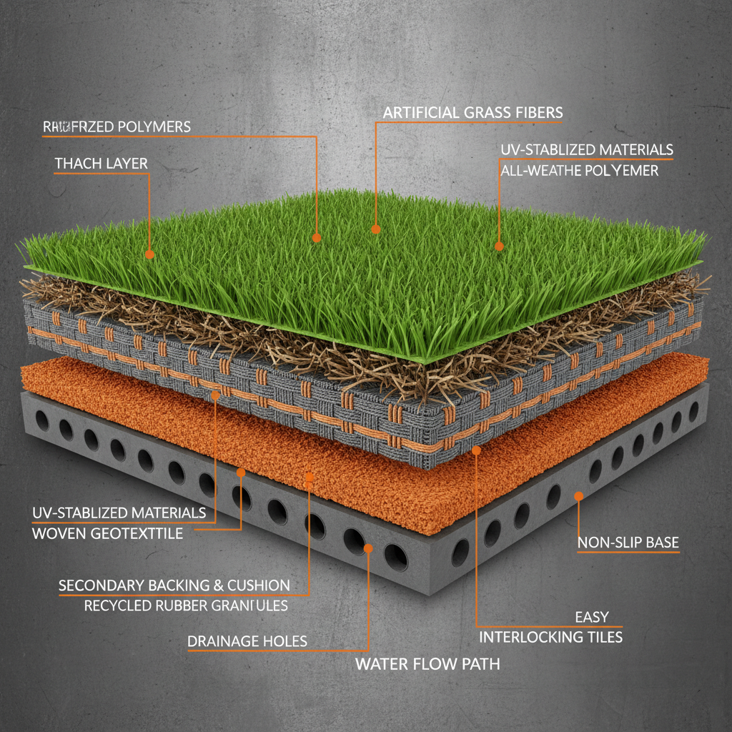 artificial grass mat for patio
