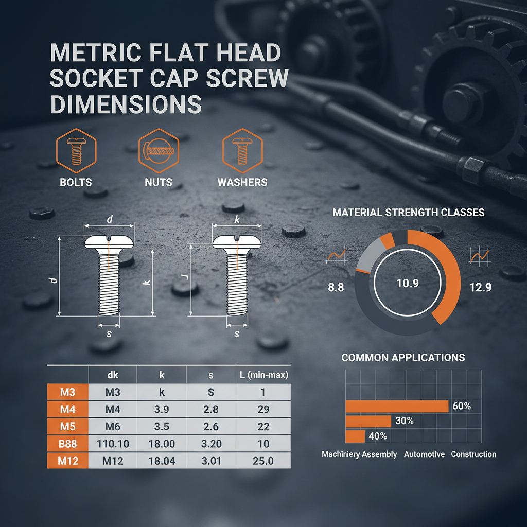 Comprehensive Guide to Flat Head Socket Cap Screw Dimensions Metric and Selection