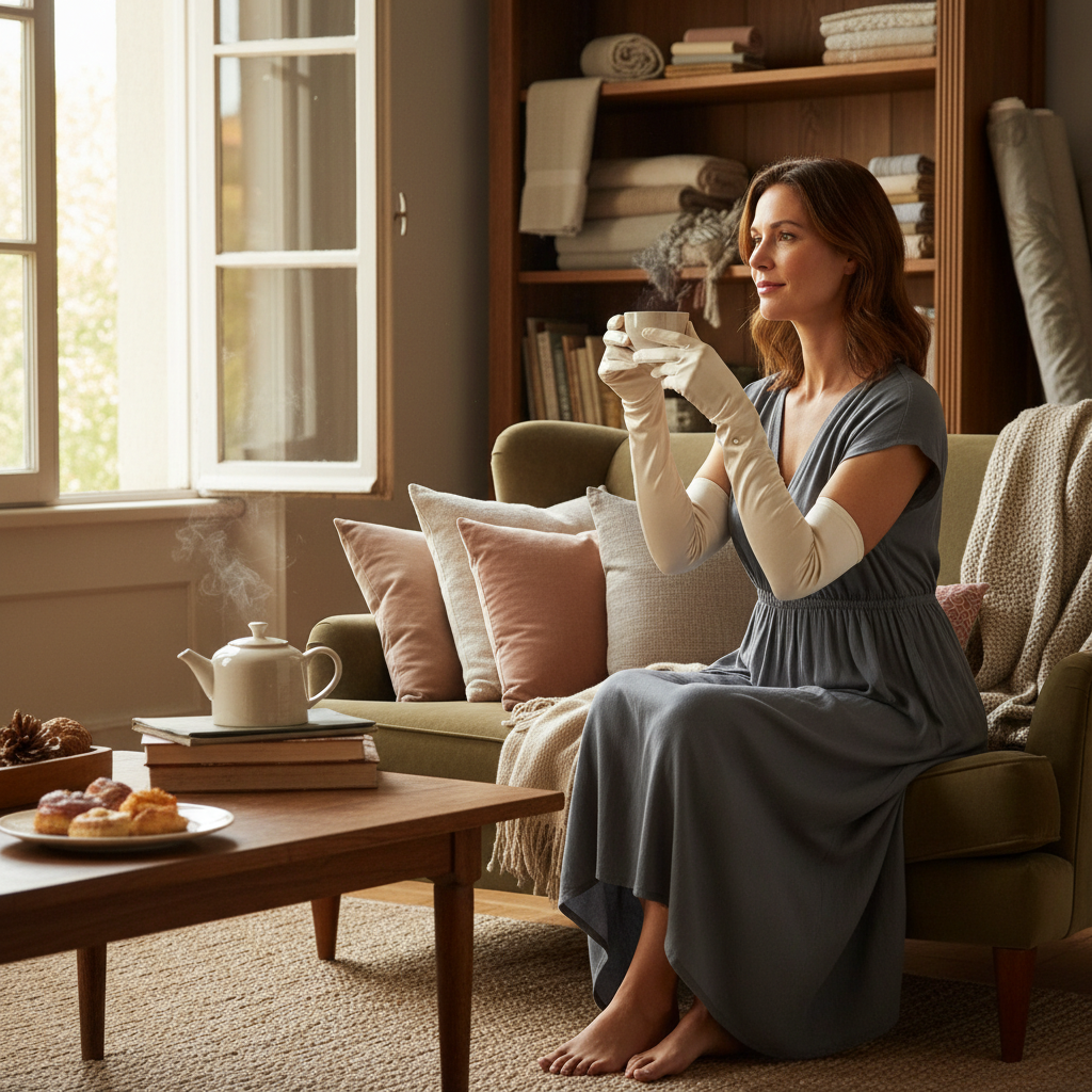 ladies long evening gloves