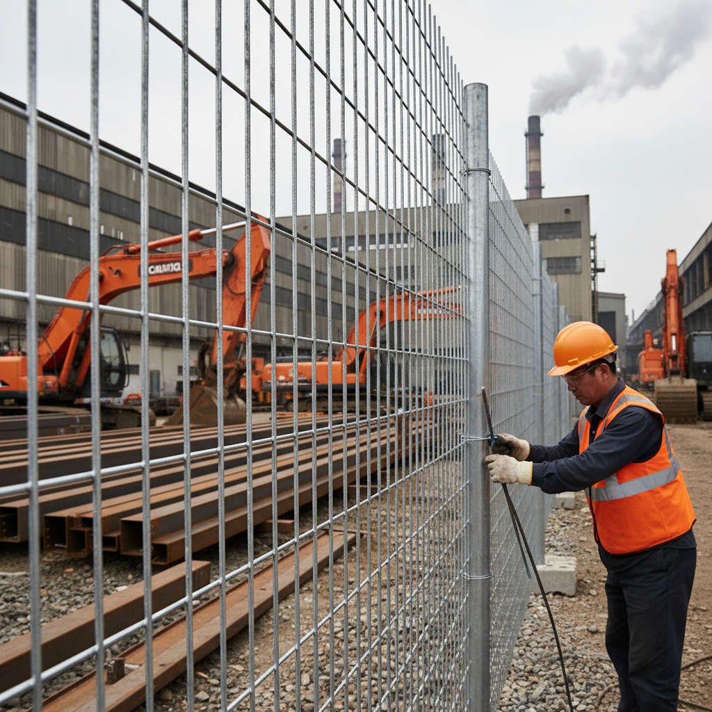 galvanized welded wire fence