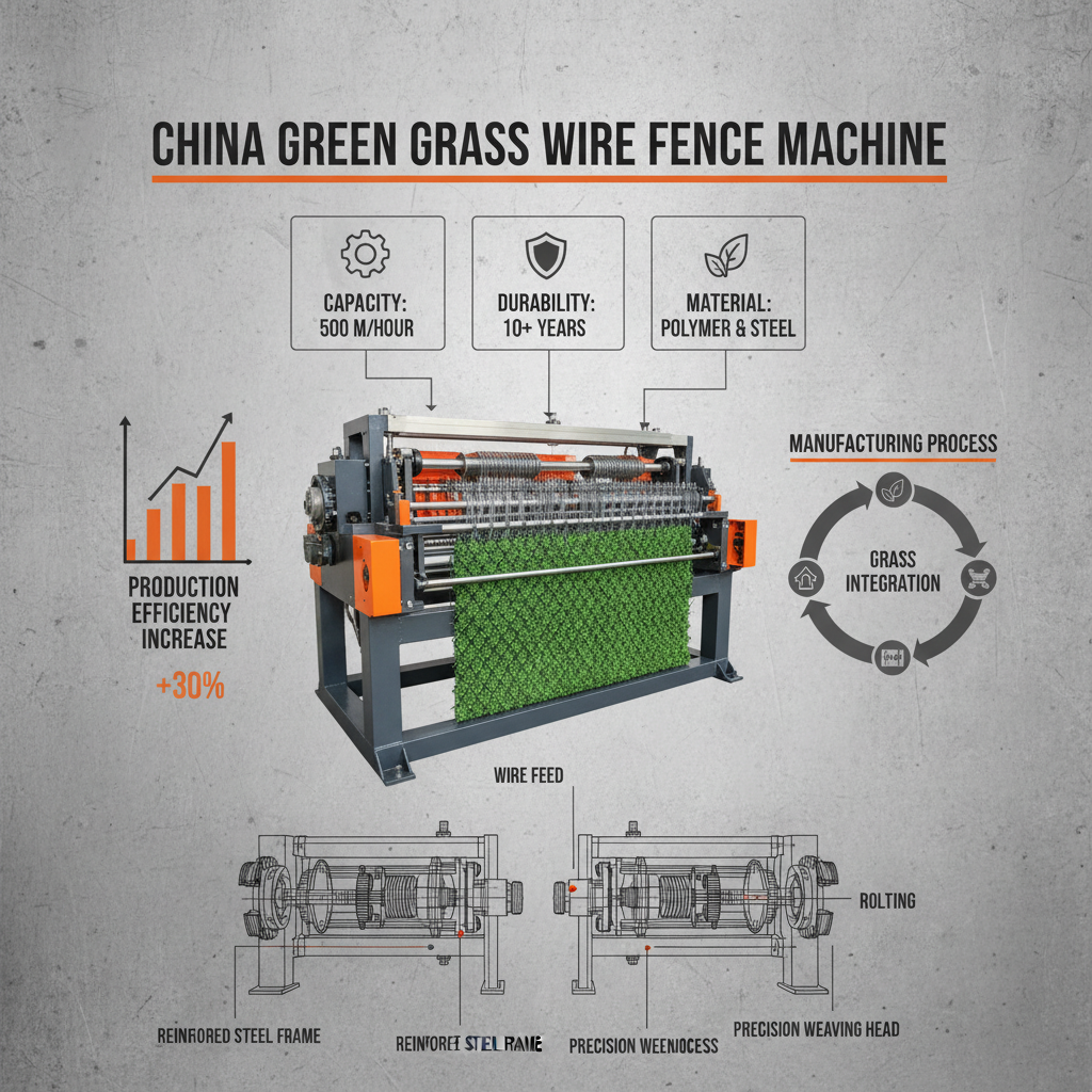 China Green Grass Wire Fence machine