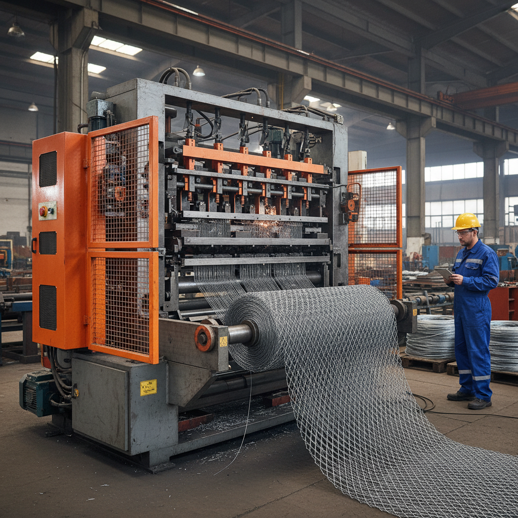 mesh wire making machine