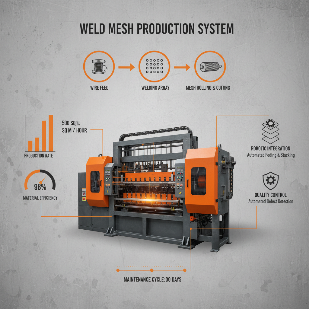 weld mesh manufacturing machine