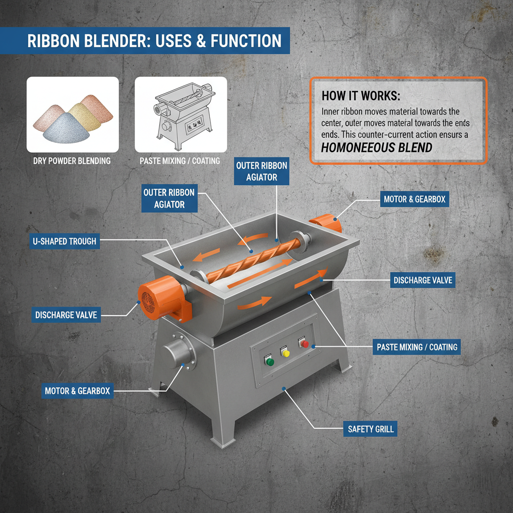 What is a Ribbon Blender Used For and Its Diverse Industrial Applications