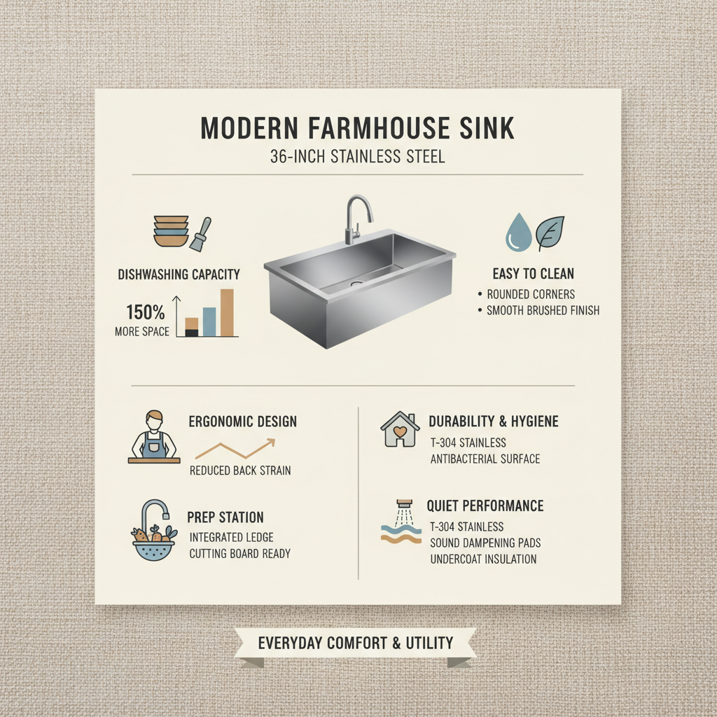 36 farm sink