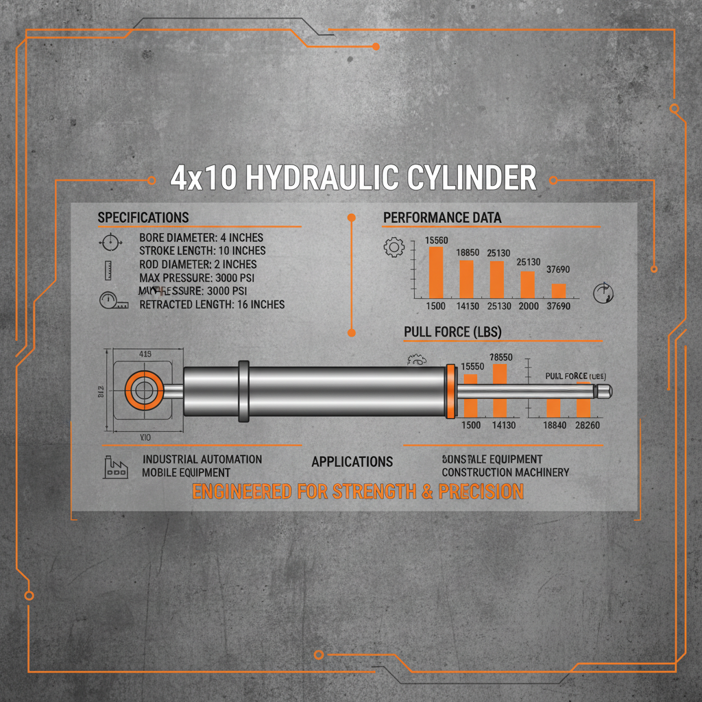 4x10 hydraulic cylinder