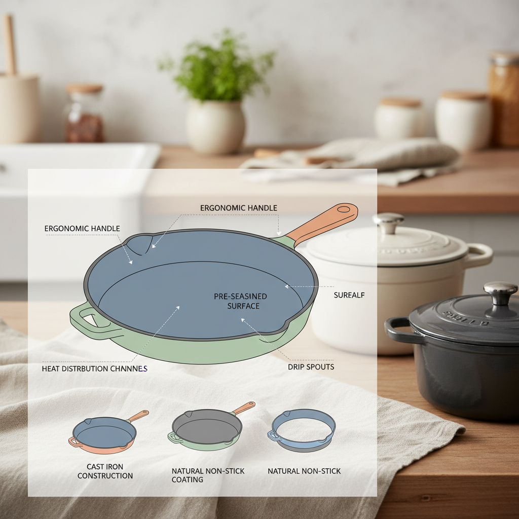 ODM cast iron baking pan